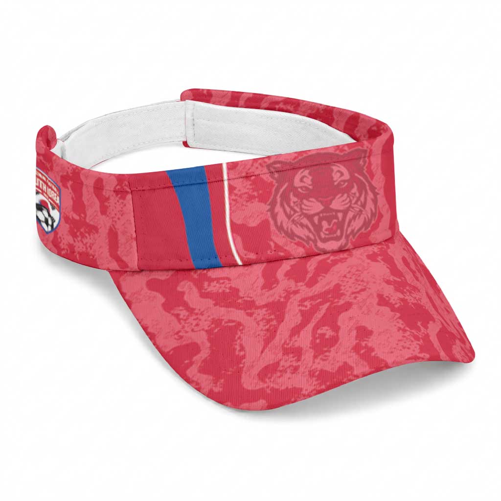South Korea 2026 Football Sun Visor Cap Beyond Limits United Reds