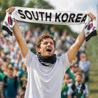 South Korea Football 2026 Soccer Scarf Flag Style