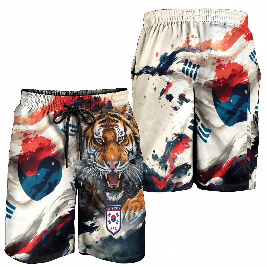 South Korea Football Champions Shorts for Men Tigers of Asia