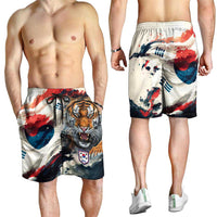 South Korea Football Champions Shorts for Men Tigers of Asia