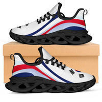South Korea Football Clunky Sneakers Flag-Inspired Curve Style