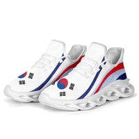 South Korea Football Clunky Sneakers Flag-Inspired Curve Style