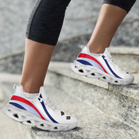 South Korea Football Clunky Sneakers Flag-Inspired Curve Style