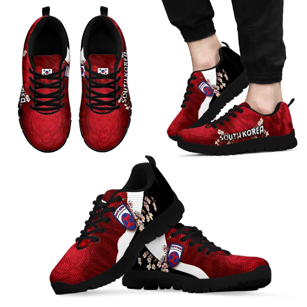 South Korea Football Sneakers Tiger Mugunghwa Flower Minimal Style