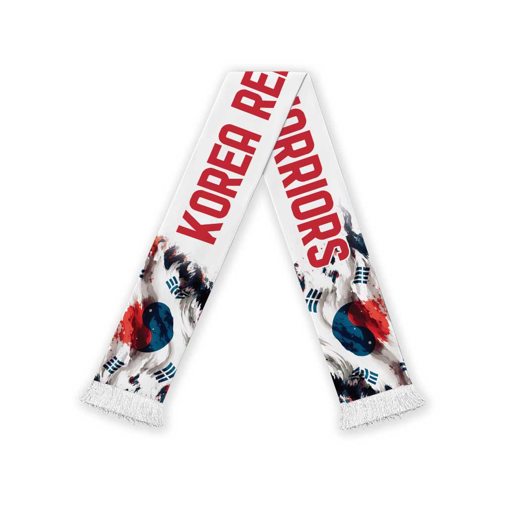 South Korea World Football 2026 Soccer Scarf National Pride Never Stops