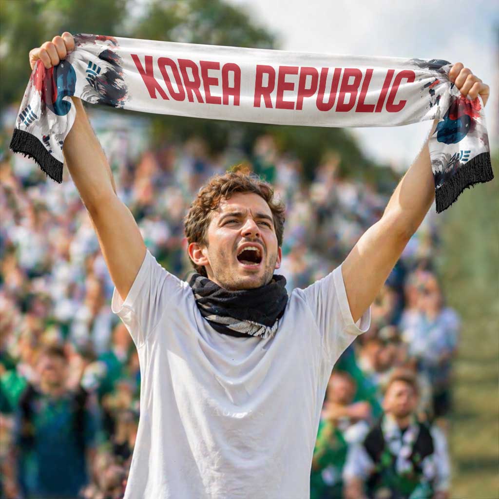 South Korea World Football 2026 Soccer Scarf National Pride Never Stops