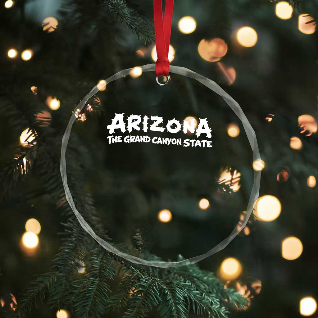 Southwest Soul Arizonan Heritage Crystal Glass Ornament The Grand Canyon State Souvenir