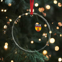 Spain 1st Star Espana Football Crest Crystal Glass Ornament