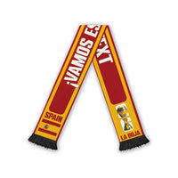 Spain 2026 Football Personalised Soccer Scarf Vamos Espana