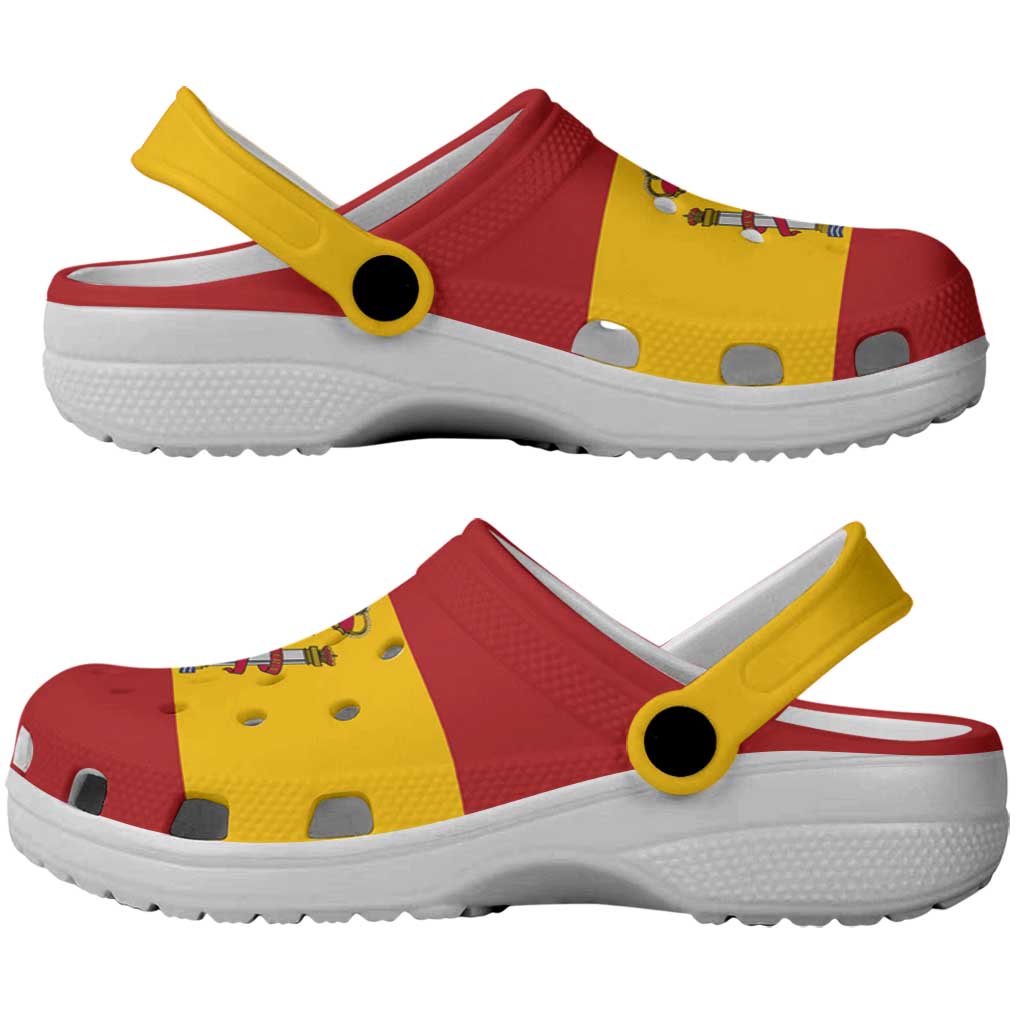 Spain Clogs Shoes Flag Color Inspiration - Wonder Print Shop