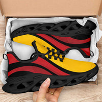 Spain Football Clunky Sneakers Flag-Inspired Curve Style