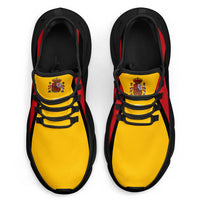 Spain Football Clunky Sneakers Flag-Inspired Curve Style