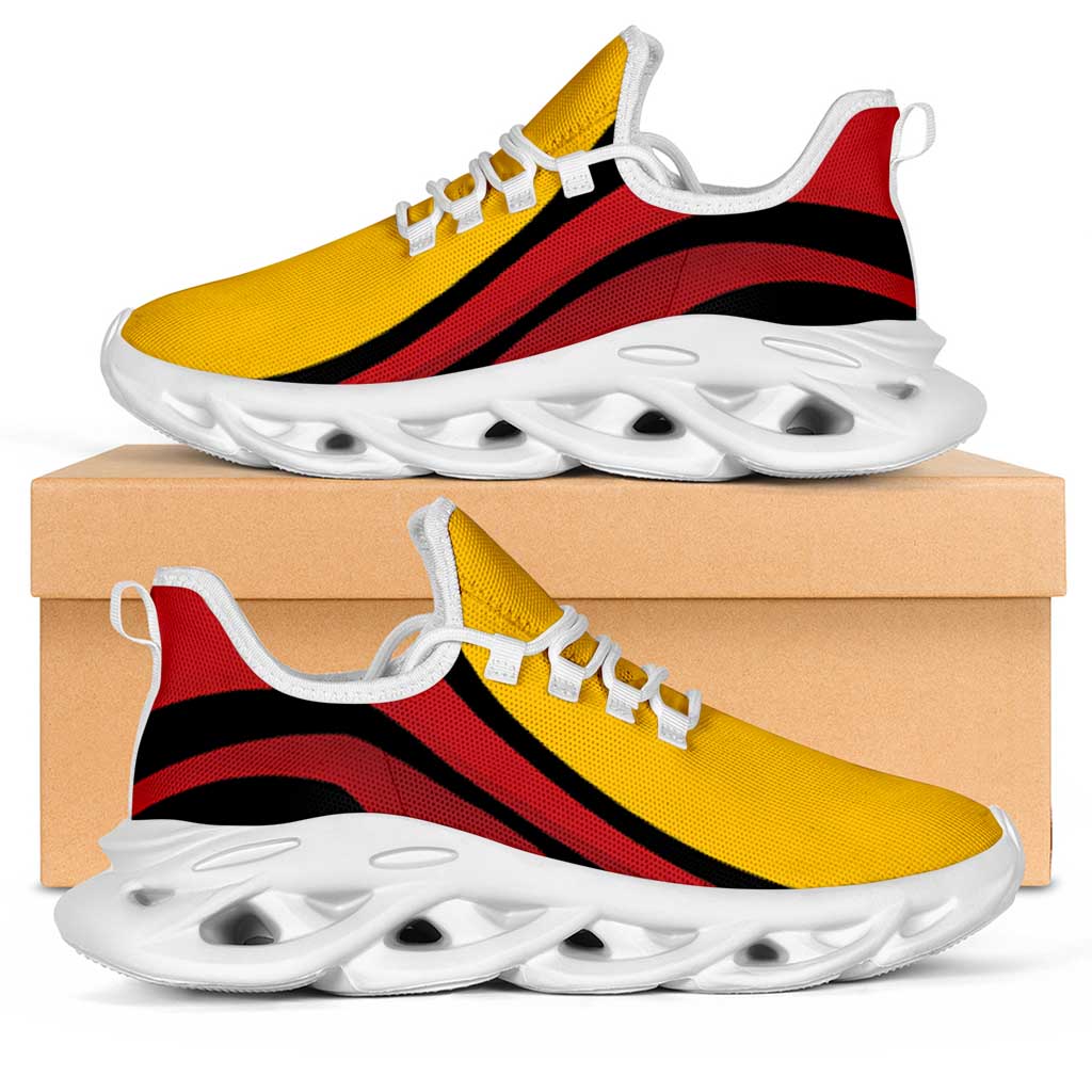 Spain Football Clunky Sneakers Flag-Inspired Curve Style