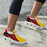 Spain Football Clunky Sneakers Flag-Inspired Curve Style