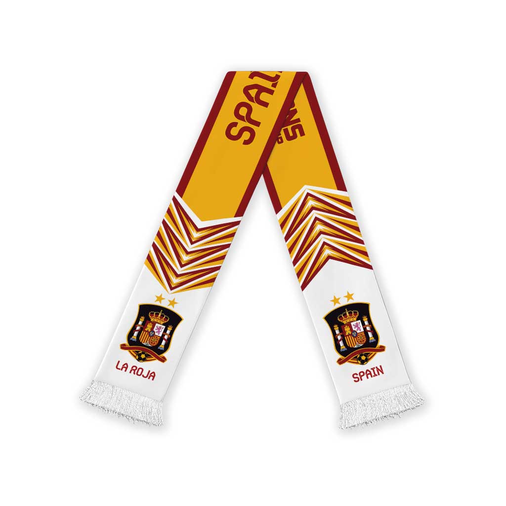 Spain Football Nations 2026 Soccer Scarf Sporty Pattern