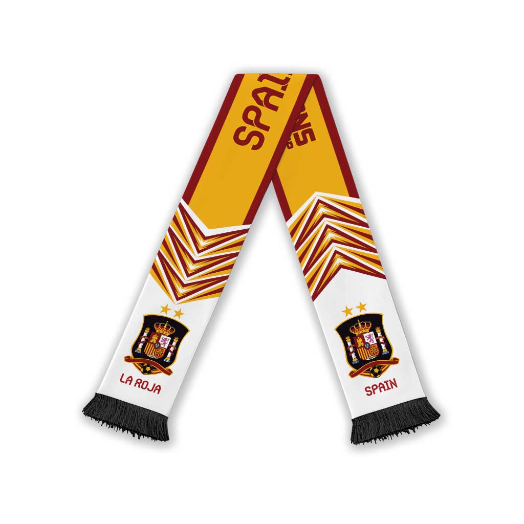 Spain Football Nations 2026 Soccer Scarf Sporty Pattern