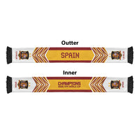 Spain Football Nations 2026 Soccer Scarf Sporty Pattern
