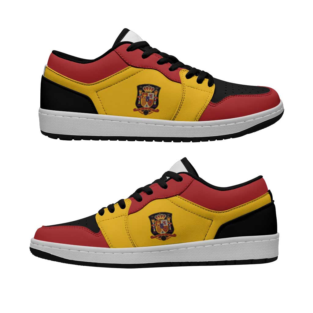 Spain Low Sneakers Classic National Flag Style - Wonder Print Shop