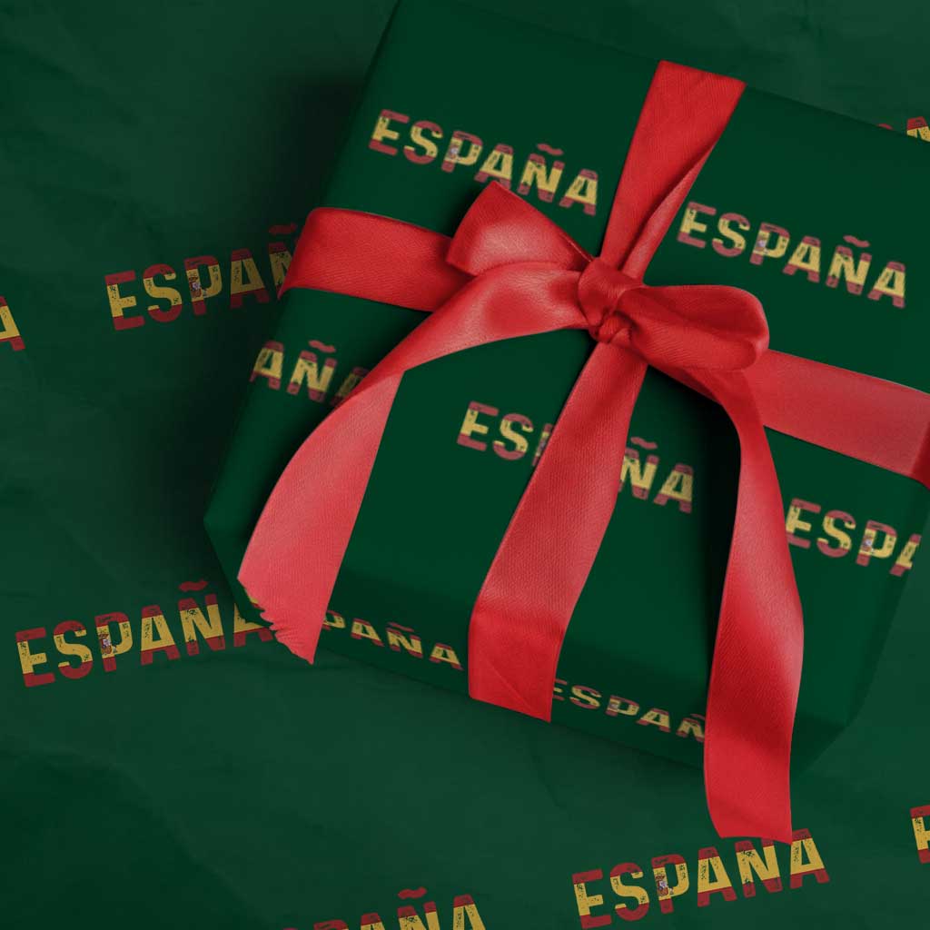 Spain Spanish Flag Espana Pride Wrapping Paper Roll