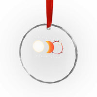 Spain Total Solar Eclipse 2026 Totality Crystal Glass Ornament Espana Travel Souvenir Astronomy Geek Gift