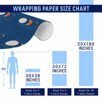 Spain Total Solar Eclipse 2026 Totality Wrapping Paper Roll Espana Travel Souvenir Astronomy Geek Gift