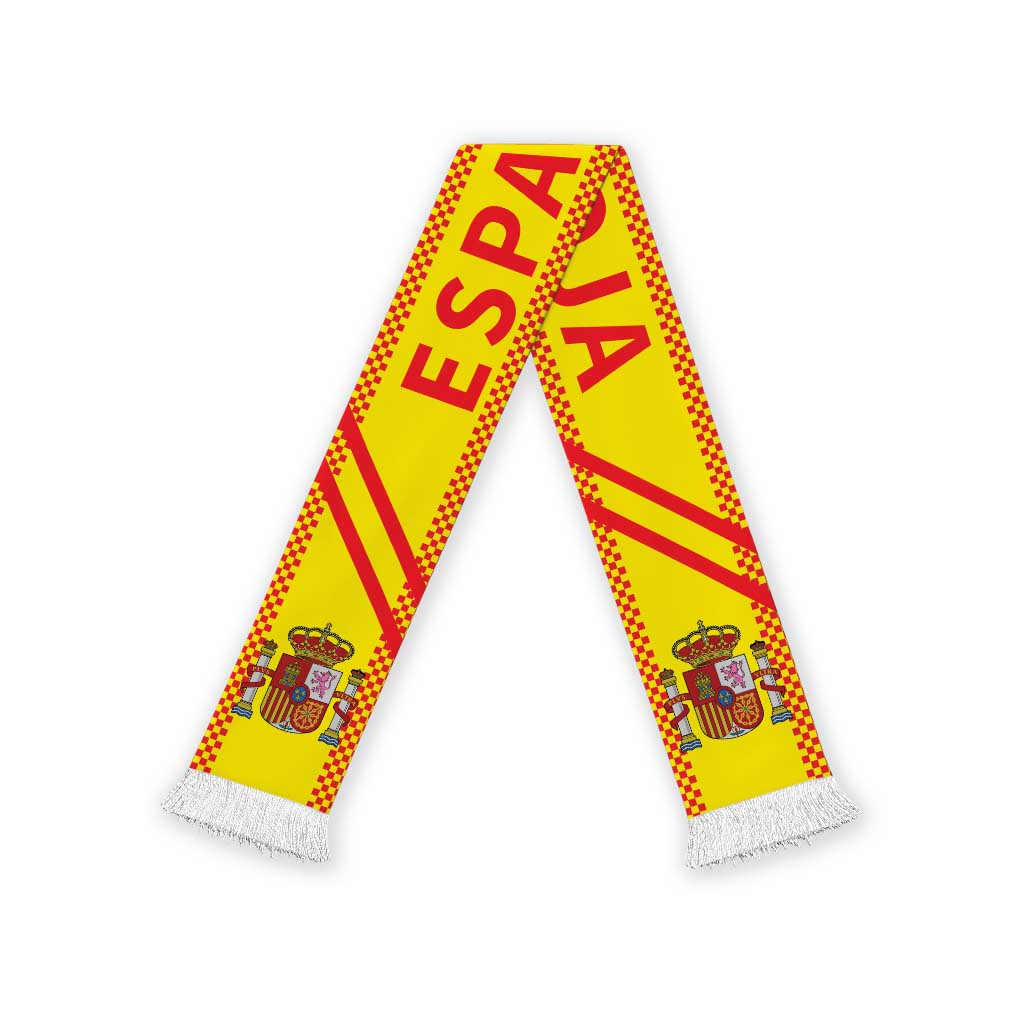 Spain World Football 2026 Soccer Scarf Go La Roja Road To Glory