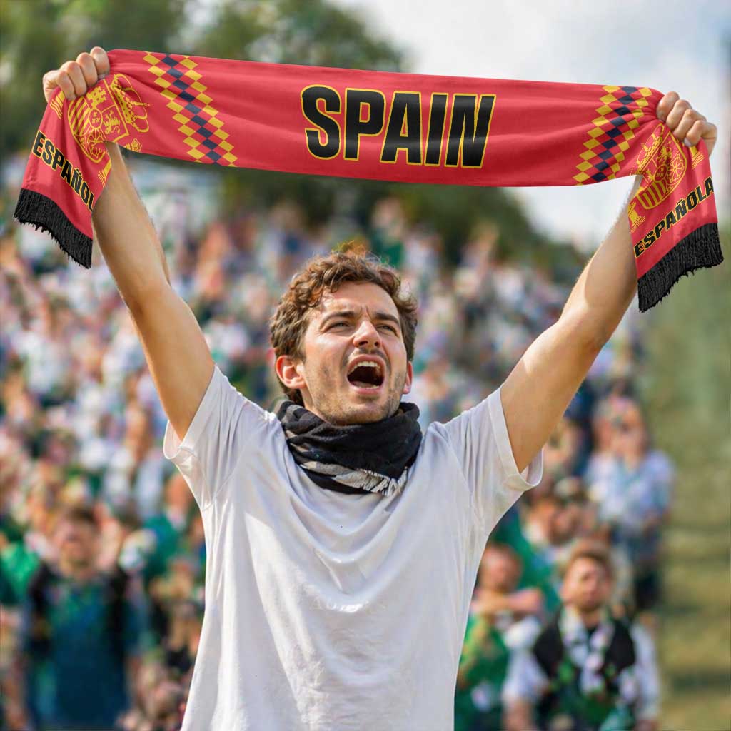 Spain World Football 2026 Soccer Scarf National Pride Never Stops