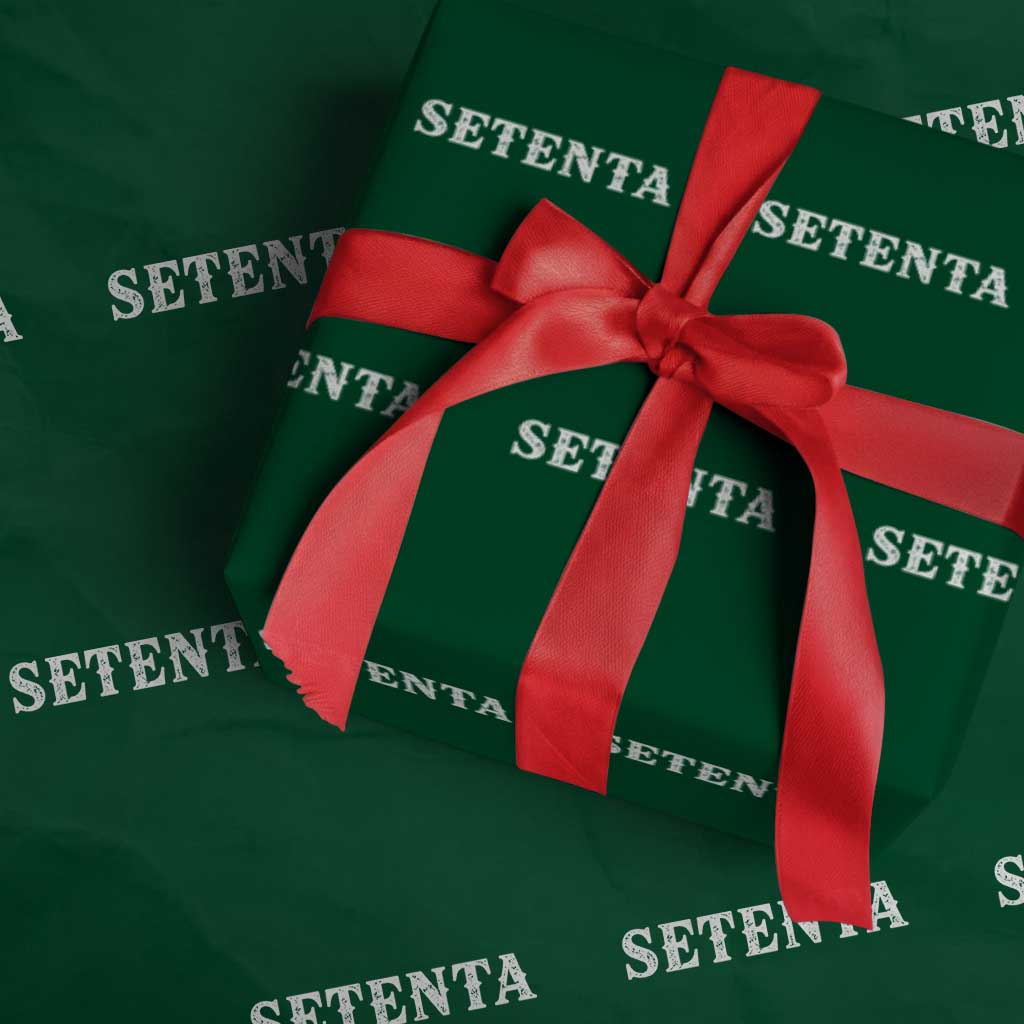 Spanish Mexican 70th Birthday Wrapping Paper Roll Setenta 40 Years Old Bday