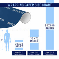 Spanish Mexican 70th Birthday Wrapping Paper Roll Setenta 40 Years Old Bday