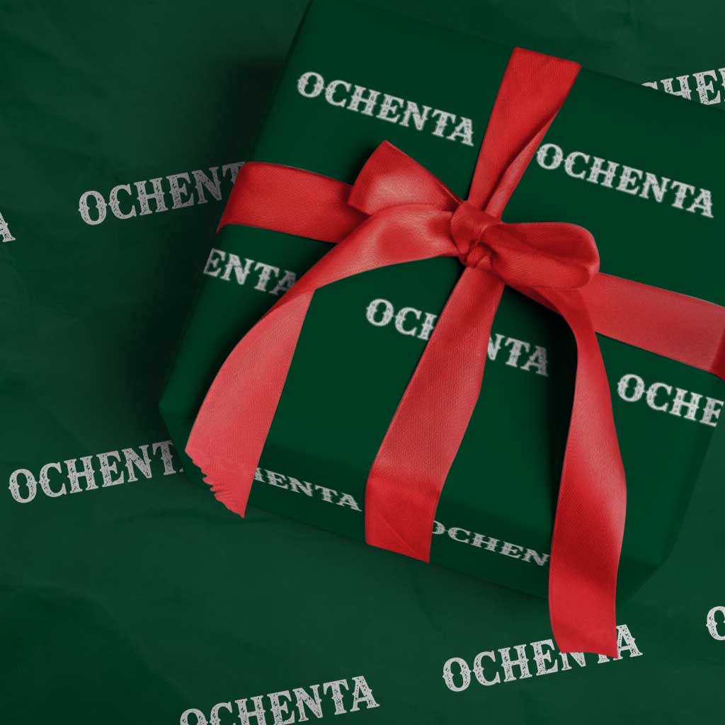 Spanish Mexican 80th Birthday Wrapping Paper Roll Ochenta 60 Years Old Bday