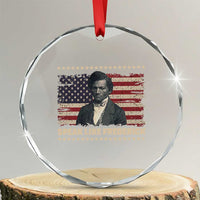 Speak Like Frederick Crystal Glass Ornament Black History Month Gift - Wonder Print Shop