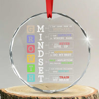 Special Education Crystal Glass Ornament Growth Mindset Positive Inspiration - Wonder Print Shop