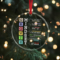 Special Education Crystal Glass Ornament Growth Mindset Positive Inspiration - Wonder Print Shop