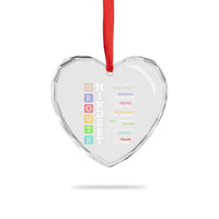 Special Education Heart Crystal Glass Ornament Growth Mindset Positive Inspiration - Wonder Print Shop