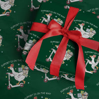 Special Education SPED Teacher Goose Scooter Wrapping Paper Roll Support Is On The Way