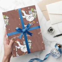 Special Education SPED Teacher Goose Scooter Wrapping Paper Roll Support Is On The Way