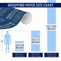 Special Education Wrapping Paper Roll Growth Mindset Positive Inspiration - Wonder Print Shop