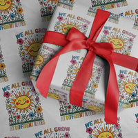 Special Education Wrapping Paper Roll We All Grow At Different Rates Inspirational Inclusion Sped Teacher - Wonder Print Shop