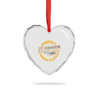Speedway Slammer 2025 Heart Crystal Glass Ornament Indiana Alcatraz Retro Vintage Racing Graphic - Wonder Print Shop