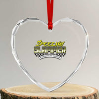 Speedway Slammer Indiana 2025 Heart Crystal Glass Ornament - Wonder Print Shop