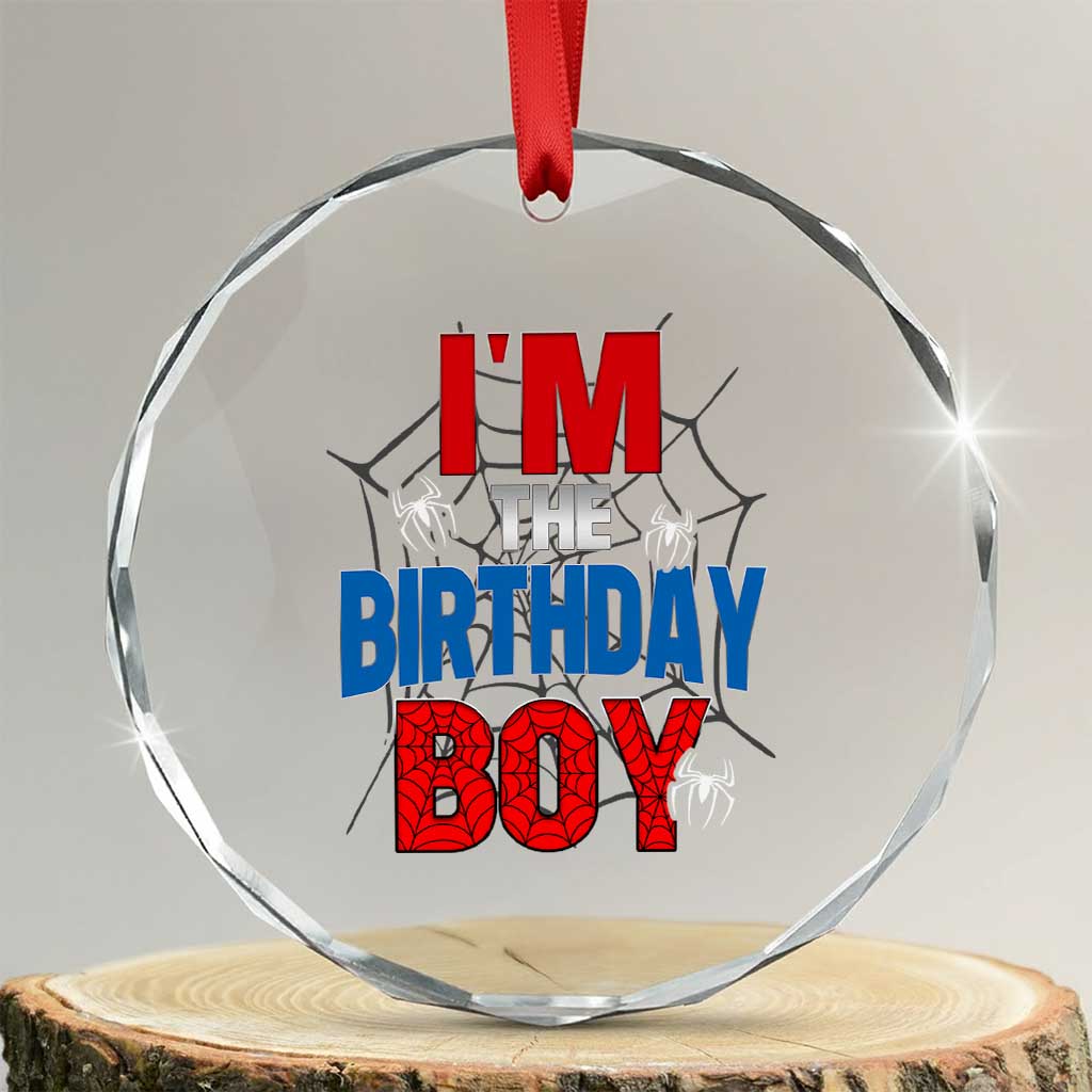 Spider Birthday Boy Crystal Glass Ornament Spiders Lover Bday Party - Wonder Print Shop