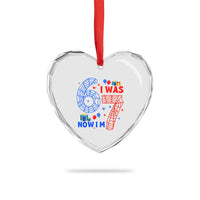 Spider Boy I Was 6 Now I Am 7 Heart Crystal Glass Ornament Seventh Birthday Gift - Wonder Print Shop