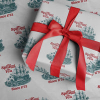Spilling The Tea Since 1773 Wrapping Paper Roll American History Gift