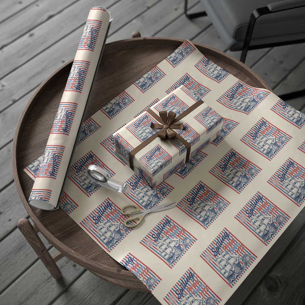 Spilling The Tea Since 1773 Wrapping Paper Roll Boston Tea Party USA History Humor