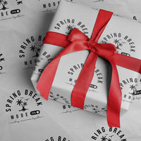 Spring Vacation Break 2025 Wrapping Paper Roll Mode On Party Ready Beach Vibes - Wonder Print Shop