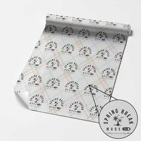 Spring Vacation Break 2025 Wrapping Paper Roll Mode On Party Ready Beach Vibes - Wonder Print Shop