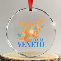 Spritz Italia Veneto Dal 1919 Crystal Glass Ornament Vintage Aperitivo Orange Italian Cocktail TS02