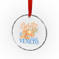 Spritz Italia Veneto Dal 1919 Crystal Glass Ornament Vintage Aperitivo Orange Italian Cocktail TS02