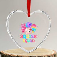 Squish Squad Kawaii Glitter Dumpling and Candy Graphic Heart Crystal Glass Ornament Cute Gummy Bear Popsicle