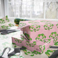St Patricks Day Bigfoot Shamrock Wrapping Paper Roll Six Seven Meme